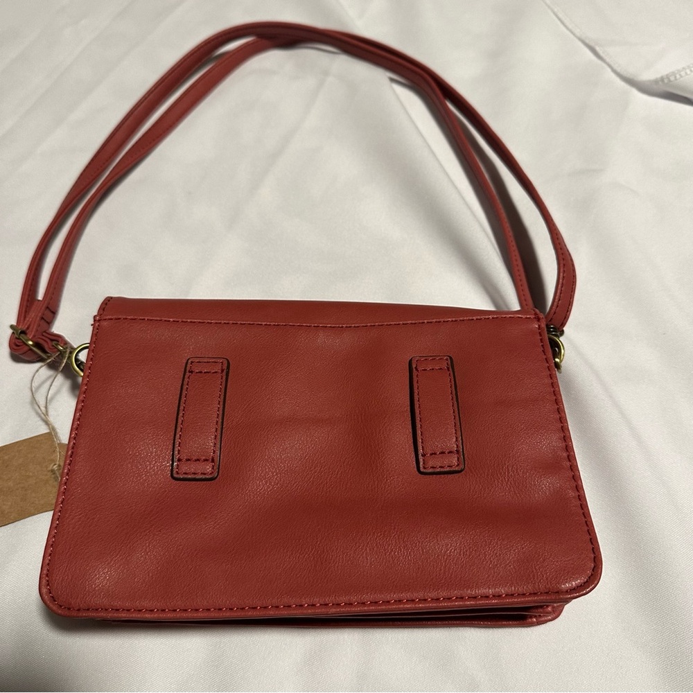 Relic by Fossil Crossbody Bag in Warm Red - Picture 10 of 16
